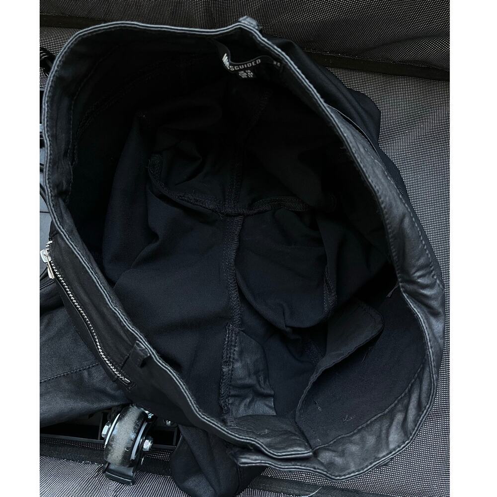 Missguided Moto coated vice skinny jeans in black with zip details size 12 $45 - Picture 11 of 12